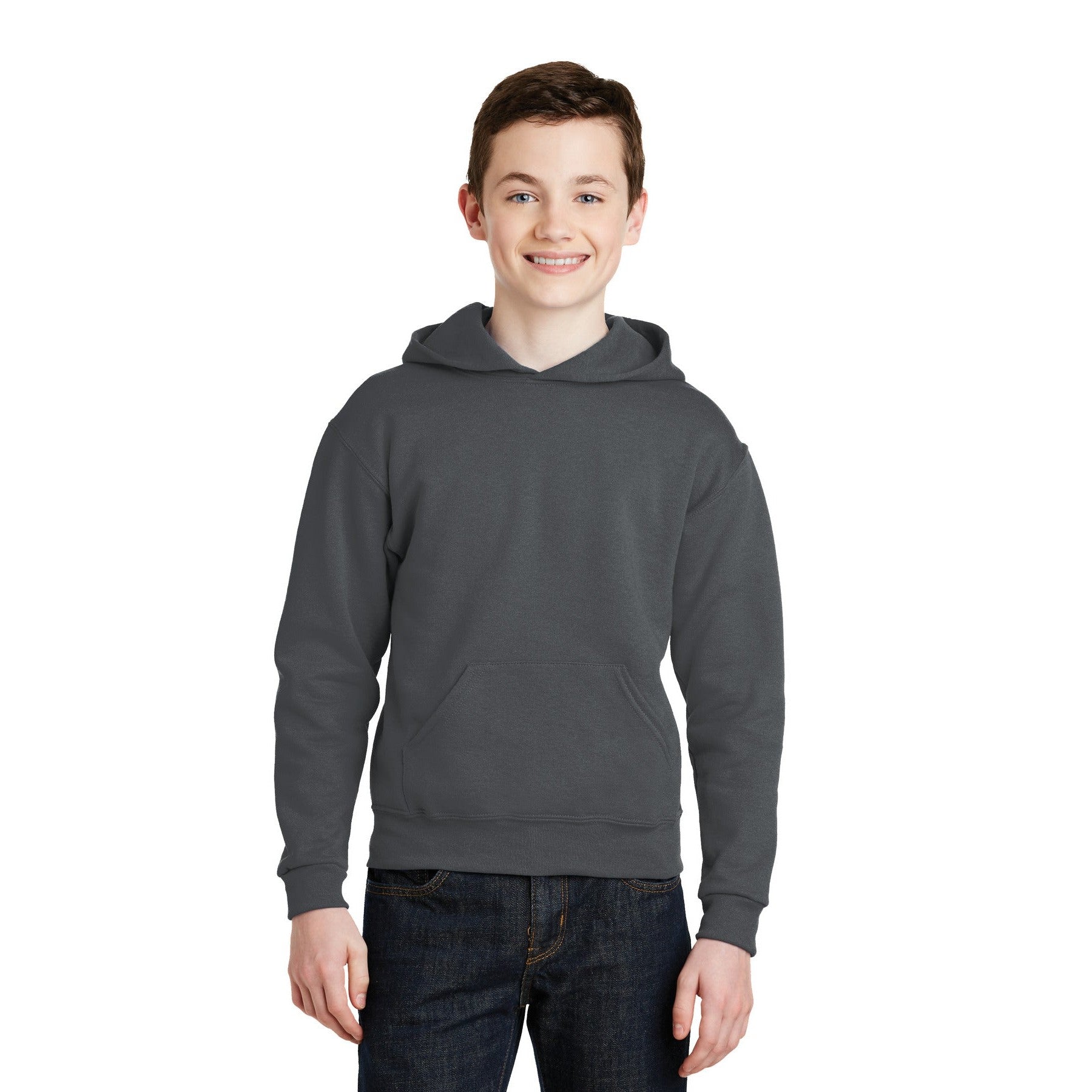 Jerzees-Jerzees® - Youth NuBlend® Pullover Hooded Sweatshirt. 996Y-MedTech-5
